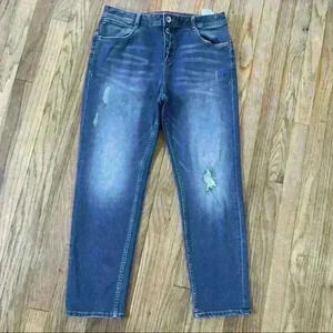 s.oliver girlfriend ankle distressed Jeans size 40